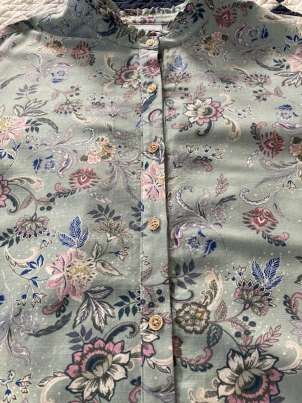 J Jill Ruffle Neck Blouse (3X)